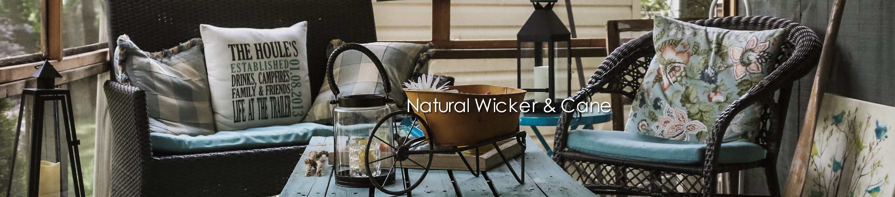 Natural Wicker & Cane