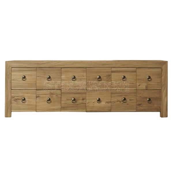 Tang Elm Wood TV Cabinet and Console - TC07