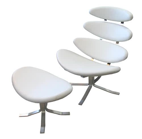 Corona Chair with Foot Stool