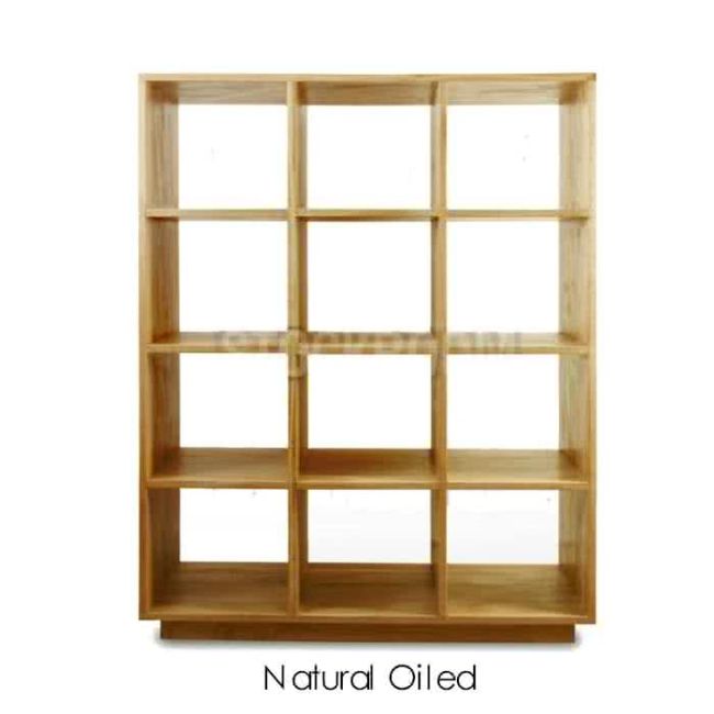 Clermont Solid Oak Wood Bookshelves