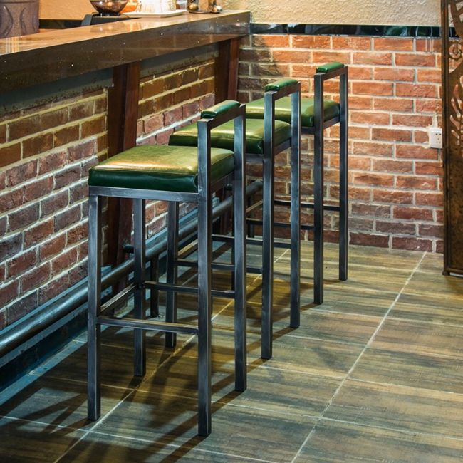 Lomita Vintage Industrial Retro Bar Stool