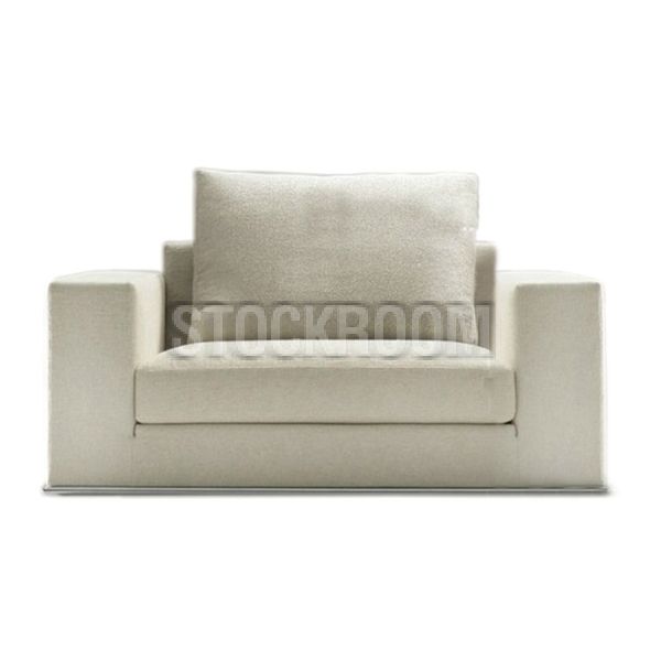 Vella Fabric Feather Down Armchair