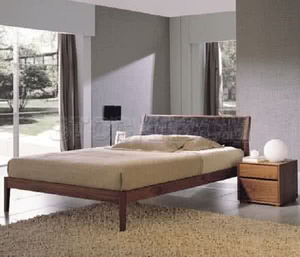 Josey Solid Walnut Wood Bed Frame