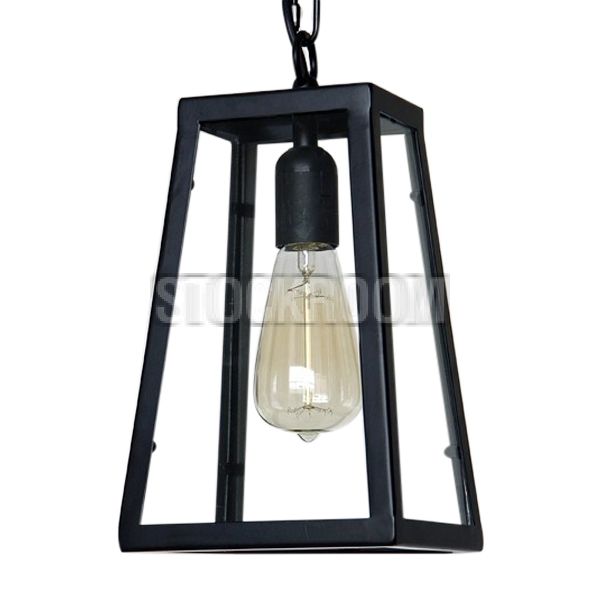 Edgar Industrial Loft Lantern Pendant Lamp
