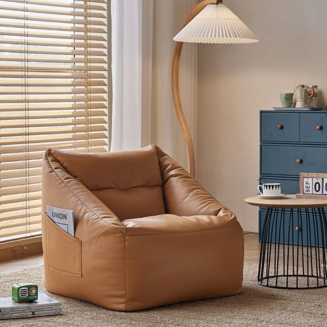 Ashton Faux Leather Bean Bag
