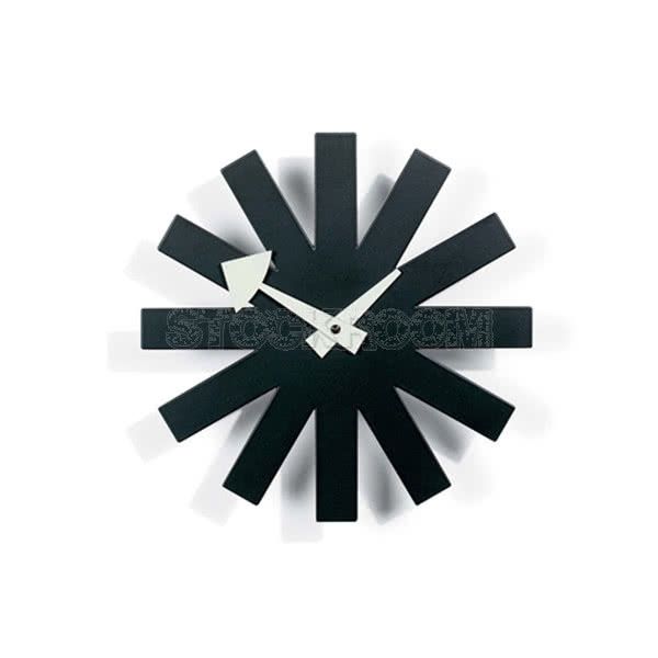 George Nelson Asterisk Style Wall Clock