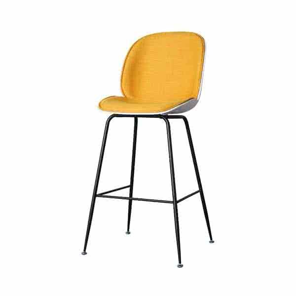 Beetle Style Bar Stool / Counter Stool Upholstered