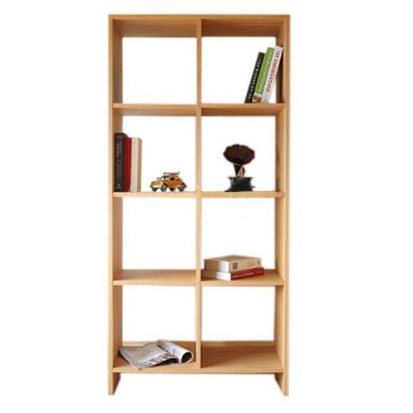 Kassiani Solid Oak Wood Bookshelves - 8 Units
