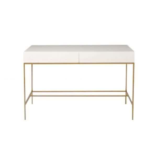 Durand Brass Detail Desk - More Sizes