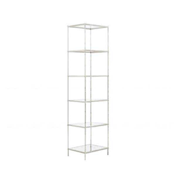 Bartlett Silver Detailed Glass Shelf