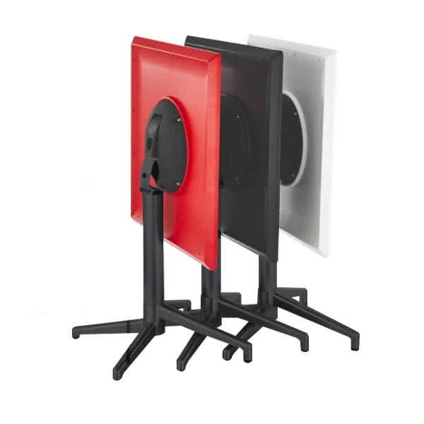 Spencer Square Folding Table - Black Legs - More Colors