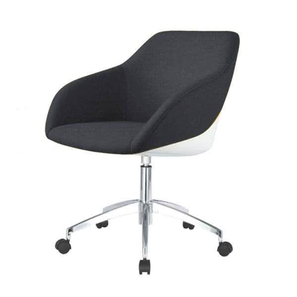 Byrd Fabric Armchair - With Wheels