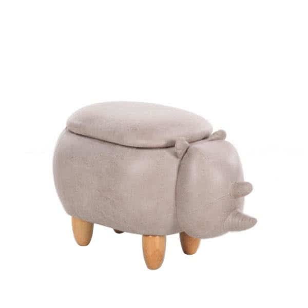 Stockroom  Rhinoceros Storage Ottoman and Stool