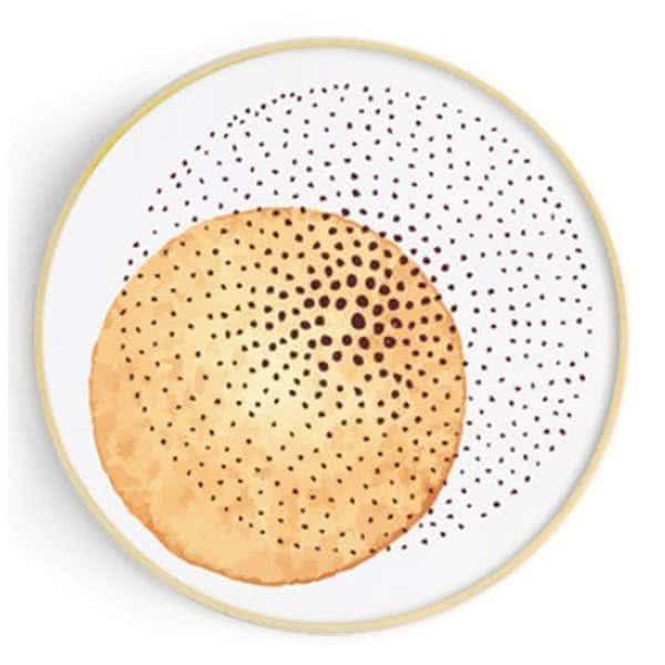 Stockroom Artworks - Circle Canvas Wall Art - Dots and Circle - More Sizes