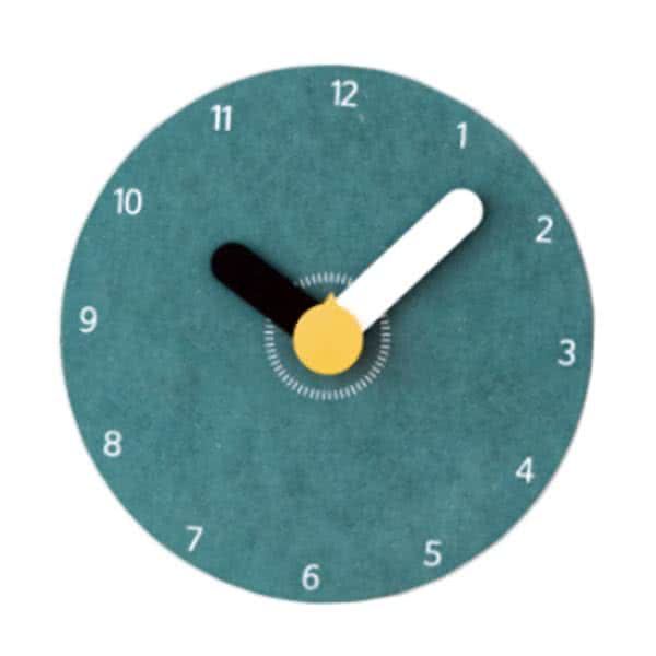 Crelle Round Wall Clock - Forest Green