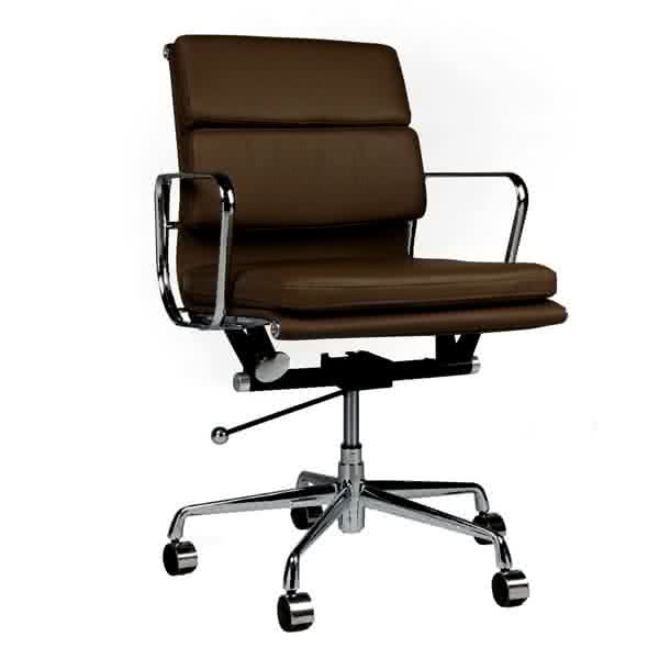Eames Style Softpad Lowback Office Chair With Castors