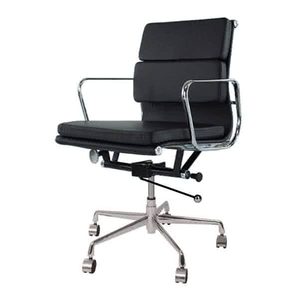 Eames Style Softpad Lowback Office Chair With Castors