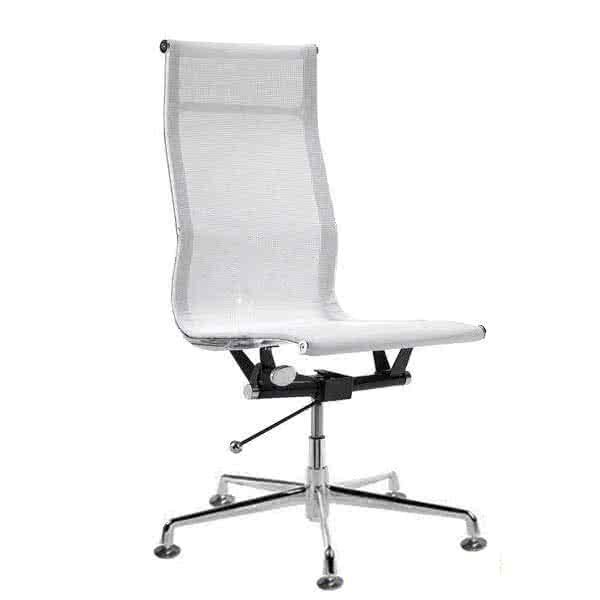 Eames Style Mesh Highback Adjustable Fixed Office Chair (Without Armrest)