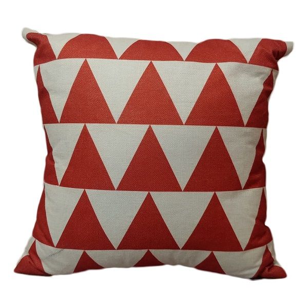 Geometric Triangle 4 Cushion