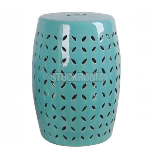 Grand Drum / Stool - Leaf Pattern
