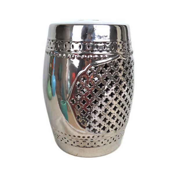 GRAND DRUM / STOOL - Floral Pattern Craving 