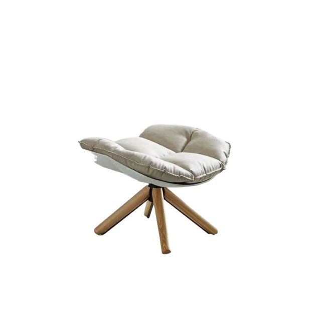 Husk Style Fabric Ottoman