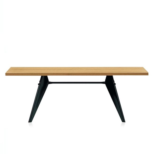Jean Prouve Gueridon Em Style Dining Table - Oak