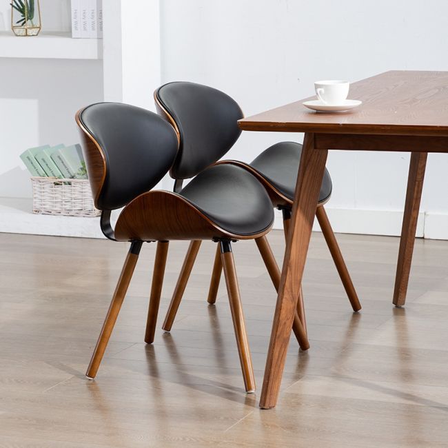Larkin Dining Chair With Leather Cushion(Set of 2) 