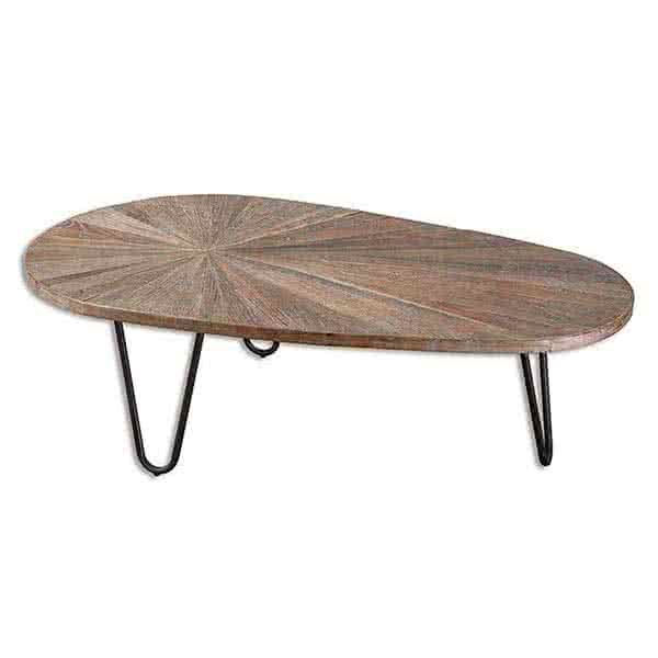 Levani Industrial Style Hairpin Coffee Table