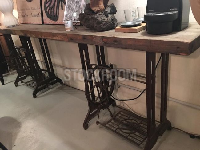 Queenslander Rustic Industrial Style Vintage Entry Console Table - Limited Edition
