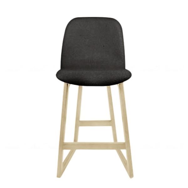 Renne Fabric Upholstered Wood Barstool