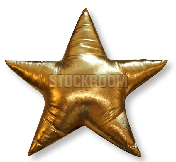 Star Shaped Cushion - Gold
