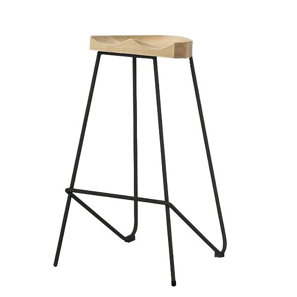 Tractor Style Counter Bar Stool with Metal Base