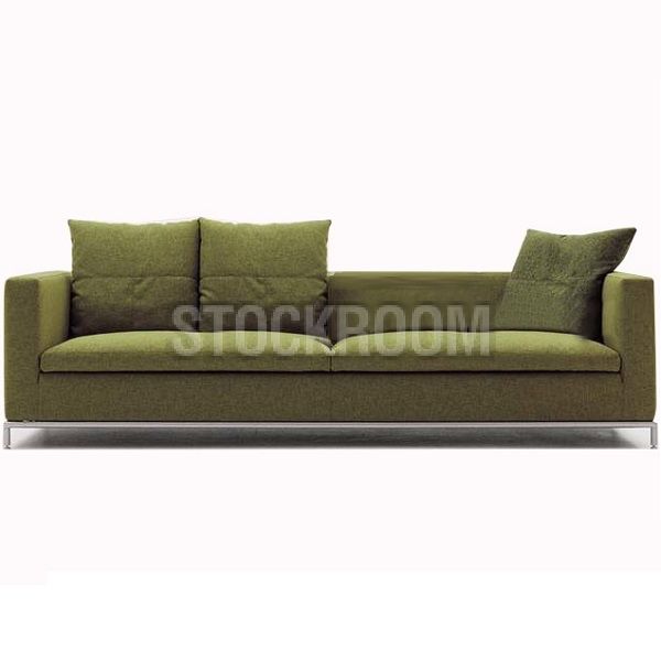 Trudeau Fabric Feather Down Sofa - 2 Seater