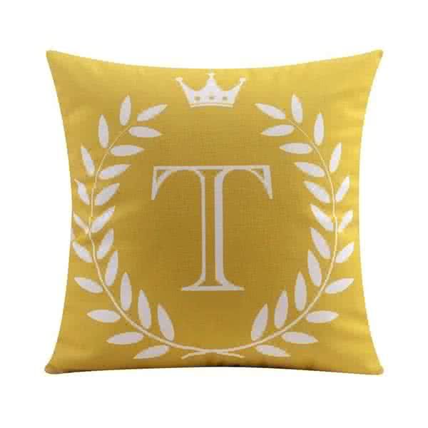 Letter T Decoration Cushion