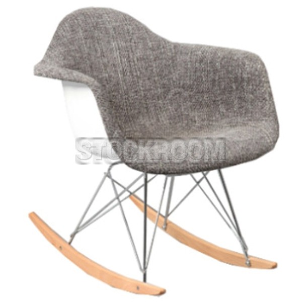 Charles Eames Style Rocking Chair - Upholstered