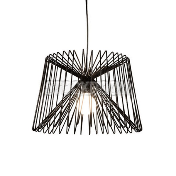 Bertrand Industrial Style Wire Pendant Lamp