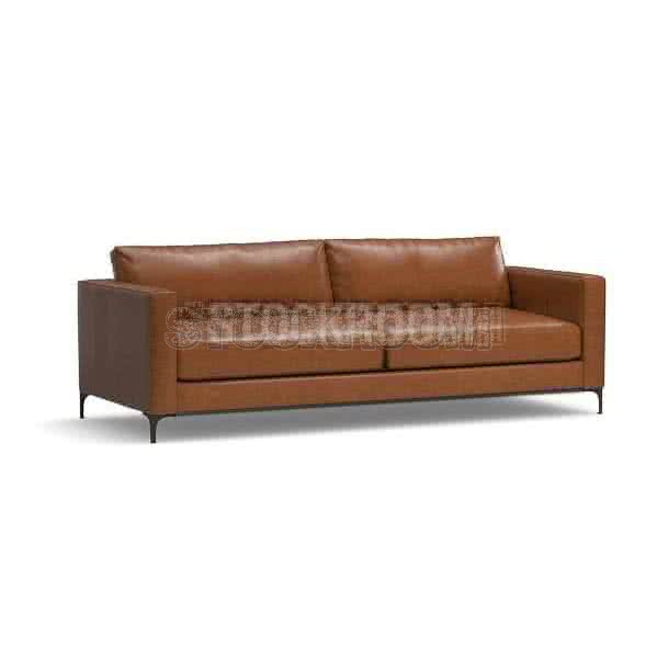 Juliett Leather Feather Down Sofa 2 seater