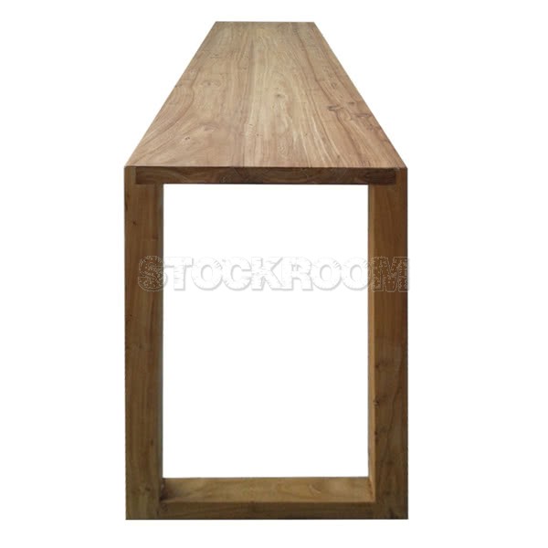 Pacific Recycled Solid Elm Wood Console Table