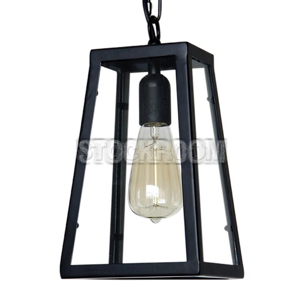 Edgar Industrial Loft Lantern Pendant Lamp