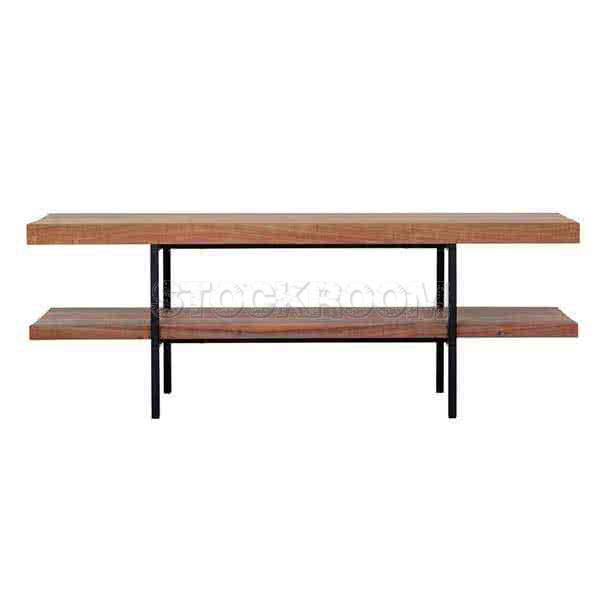 Mateo Industrial Style Solid Wood Coffee Table / TV Cabinet