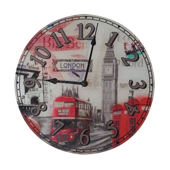 Vintage Style London Wall Clock
