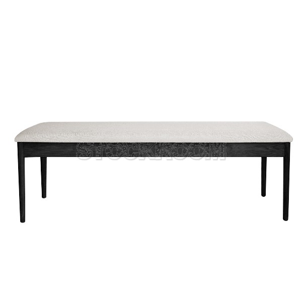 Alander Upholstered Solid Wood Bench