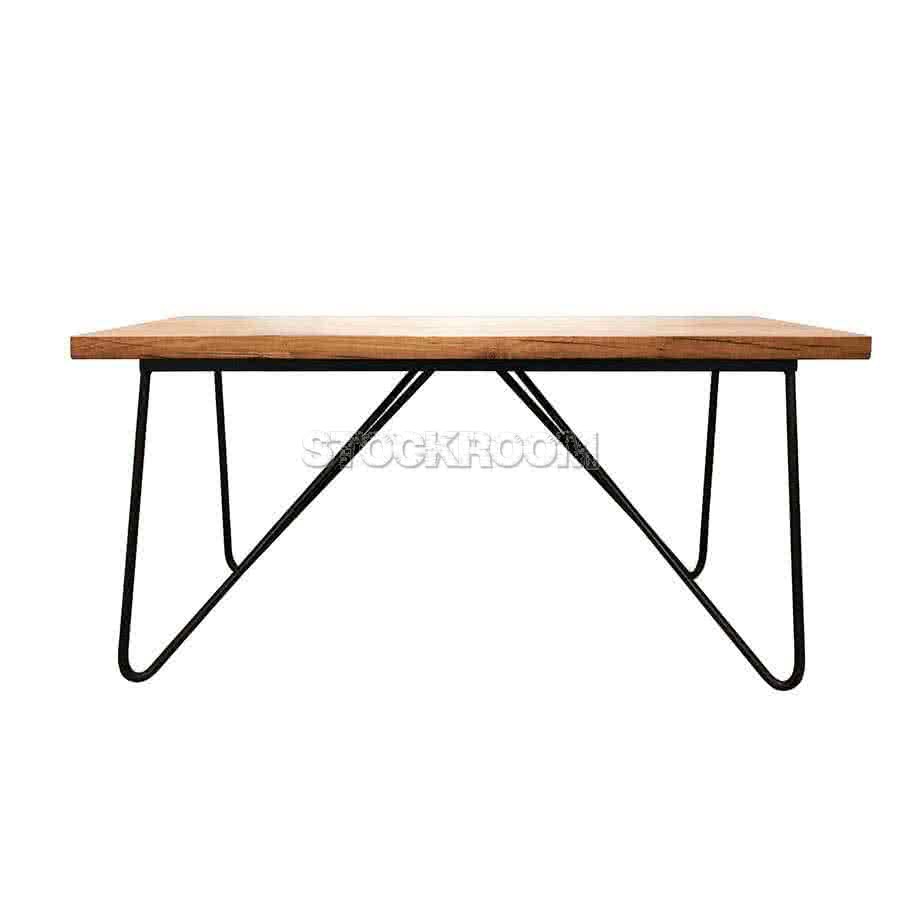 Alden Industrial Style Solid Wood Table