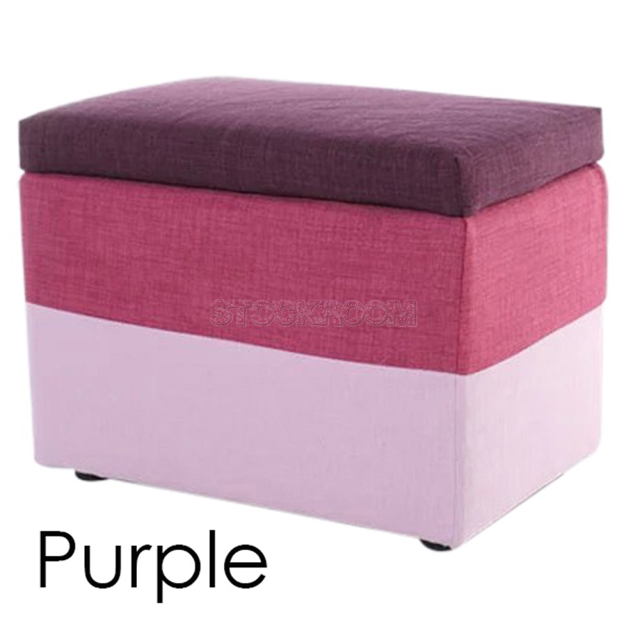 Allsorts Rectangle Storage Ottoman