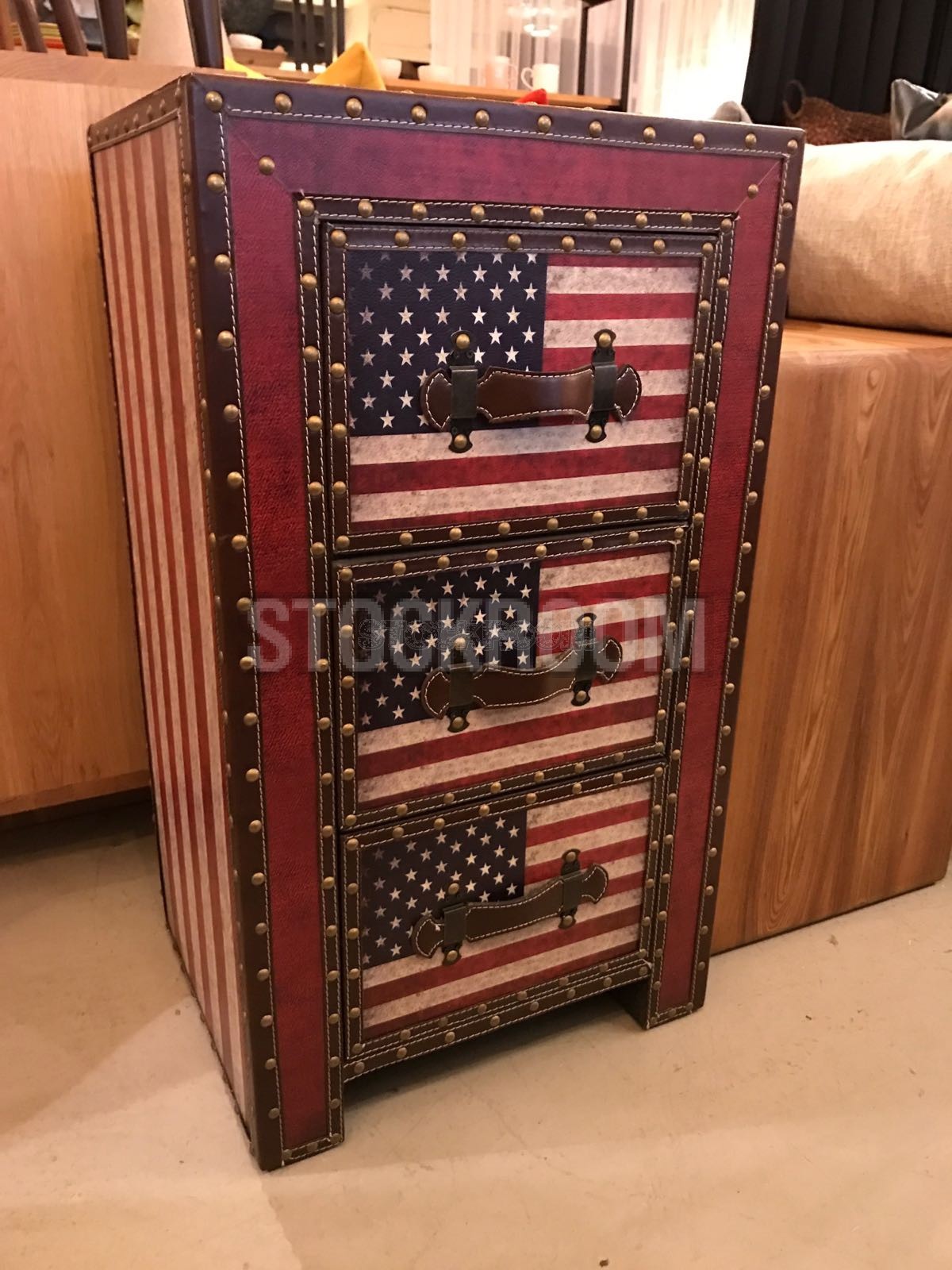 American Flag Sideboard