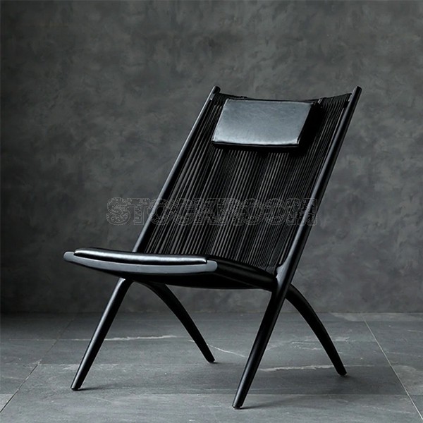 Ardoin Solid Wood Lounge Chair