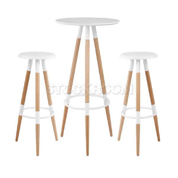 Arnold Modern Round Bar Table
