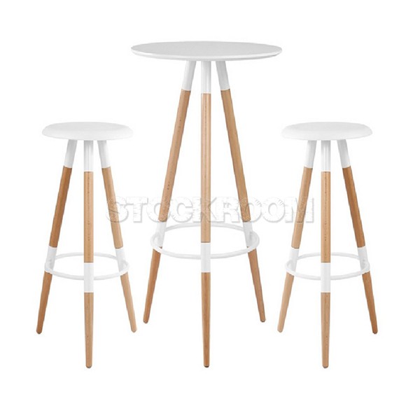 Arnold Modern Round Bar Table