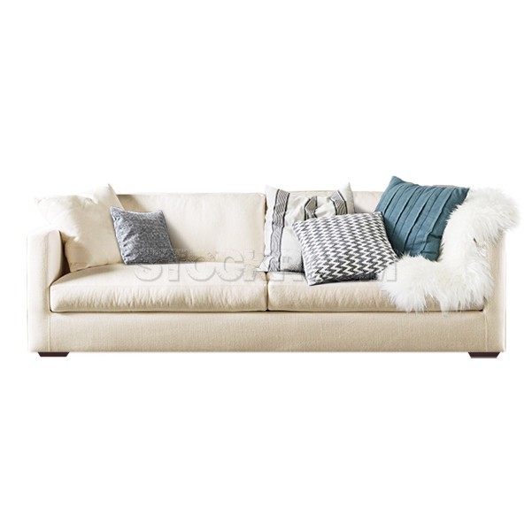 Berti Fabric Feather Down Sofa - 2 Seater